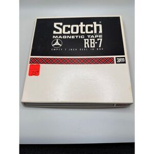 3M Scotch brand‎ empty 7-inch reel of magnetic tape, model RB-7,